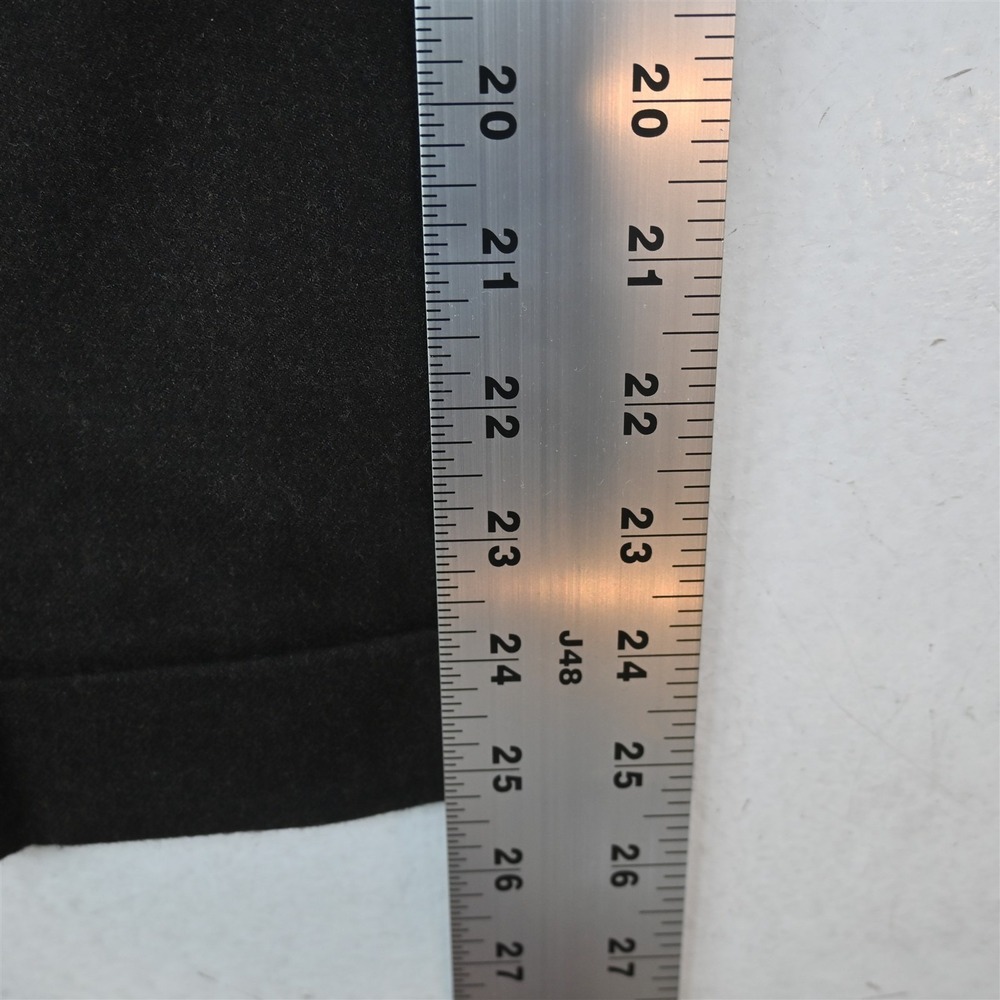Vtg Mens 31x26 Brown Wool Cashmere Flannel Flat Front Cuffed Dress Mens Pants - Picture 4 of 9
